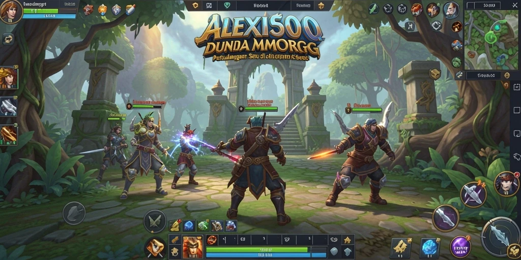 Tampilan gameplay menakjubkan di ALEXIS500 dengan petualangan seru.
