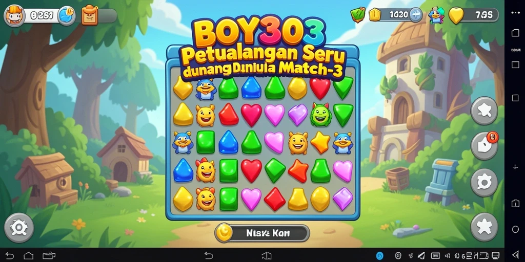 Tampilkan gameplay BOY303 dengan kombinasi warna-warni yang seru.