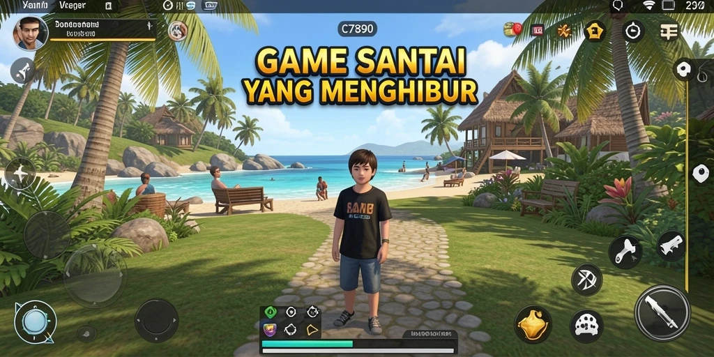 Tampilan menarik dari gameplay C7890 yang menghibur dan santai.