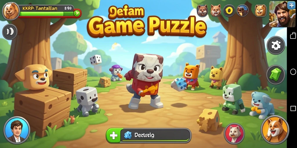 Screenshot utama KKRP yang menunjukkan pengalaman bermain Puzzle yang menarik.