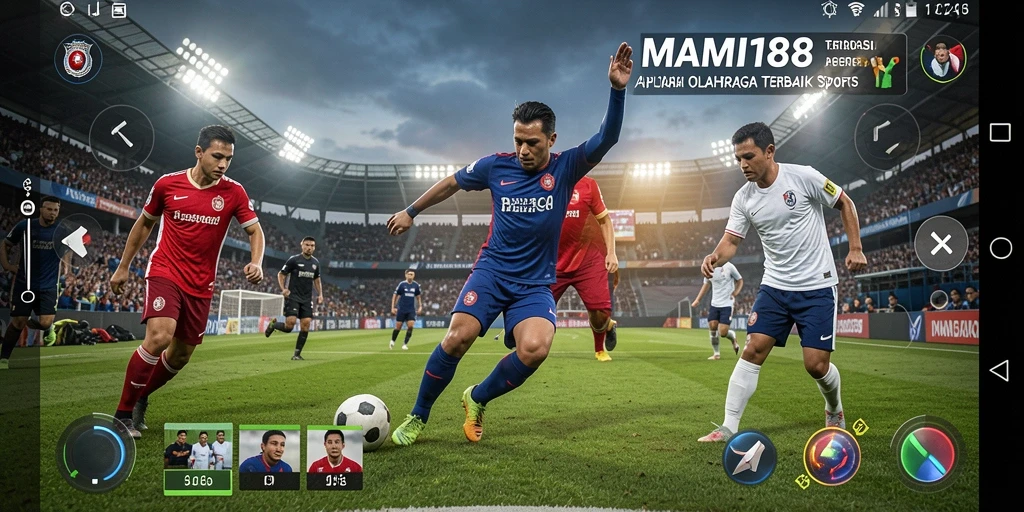 Screenshot MAMI188 menampilkan pengalaman gameplay olahraga yang seru.