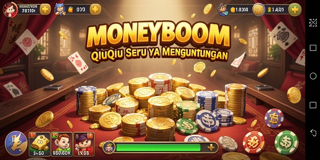 Tampilan gameplay QiuQiu yang seru di MONEYBOOM.