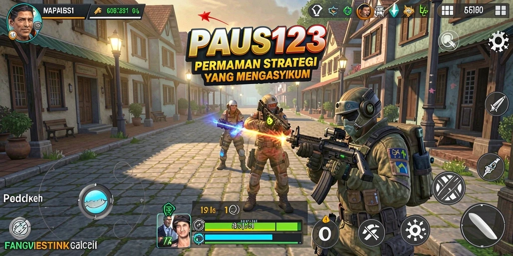 Tampilan gameplay <strong>PAUS123</strong> yang mendebarkan dan penuh strategi.