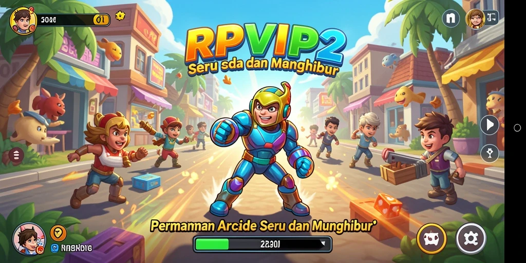 Tampilan menarik dari gameplay seru RPVIP2 yang penuh tantangan.