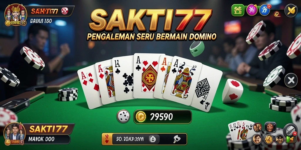 Tampilan antarmuka SAKTI77 yang menarik dan gameplay seru.