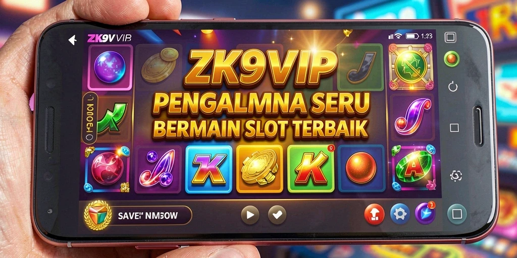 Screenshot utama ZK9VIP menampilkan gameplay slot yang seru dan mengasyikkan.